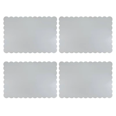 Silver Cake Platters by Makery®, 4ct.