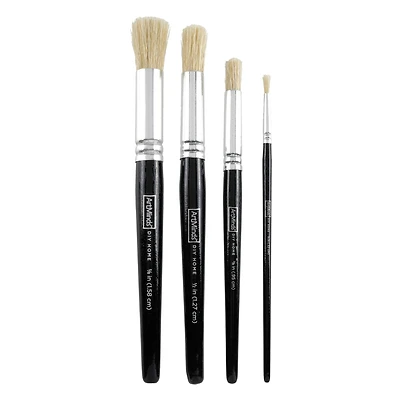 Natural 4 Piece Stencil Brush Set by Craft Smart™