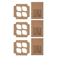 Kraft Cupcake Boxes by Makery®, 3ct.