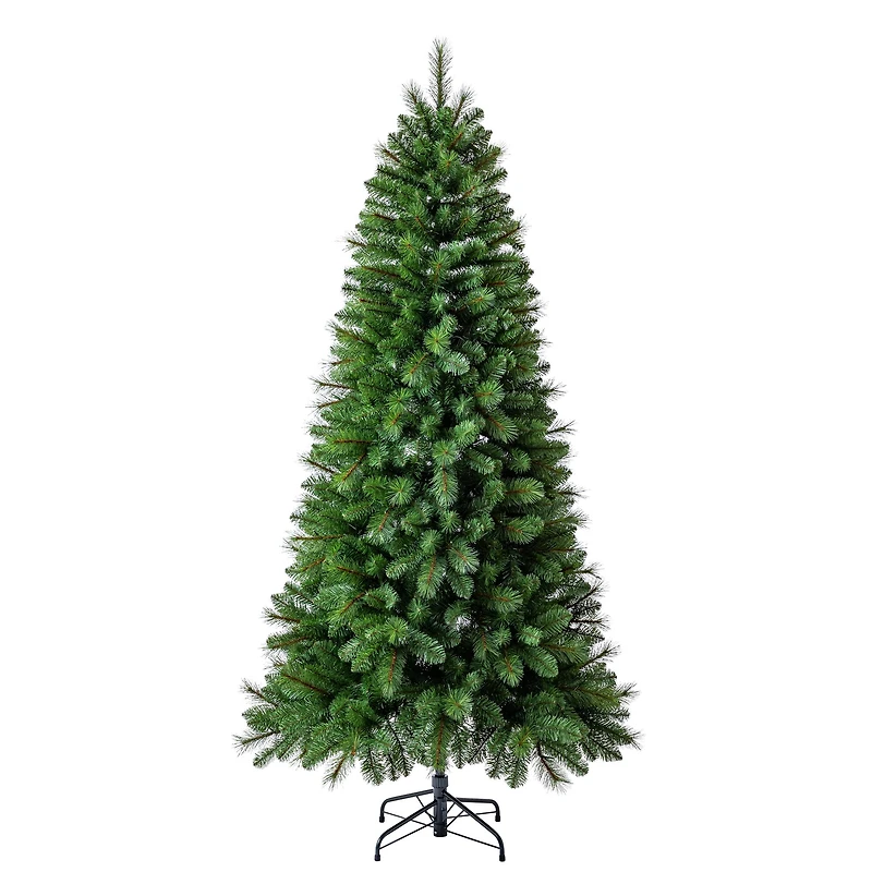 7ft. Pre-Lit Hudson Pine Artificial Christmas Tree, LumaDazzle™ Color Changing Twinkle LED Lights