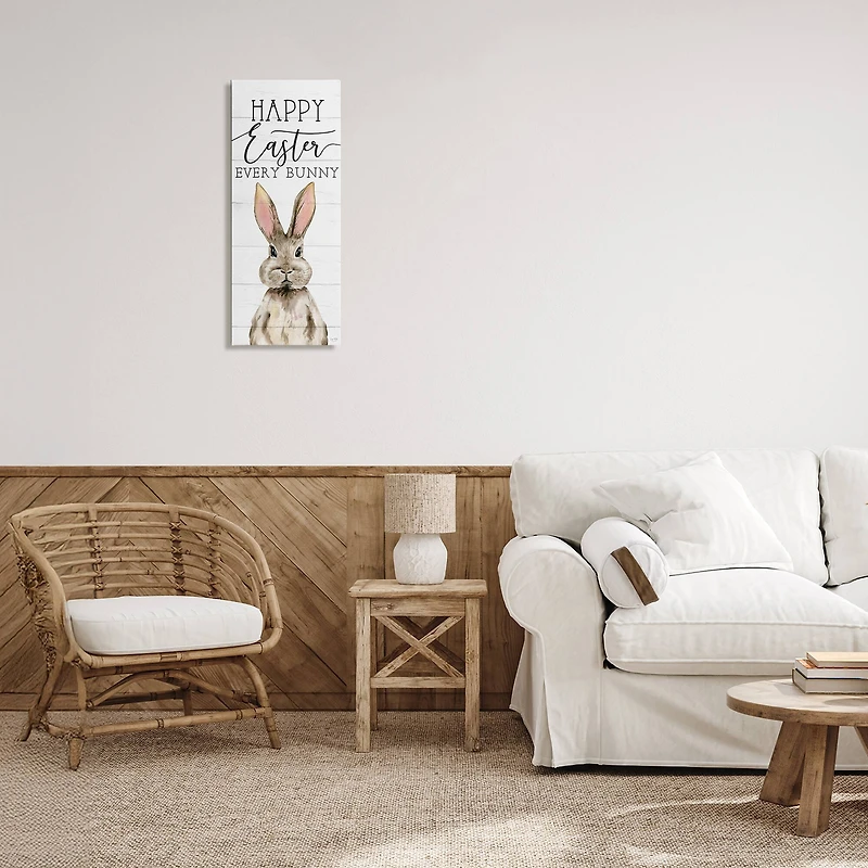 Stupell Industries Happy Easter Every Bunny Canvas Wall Art