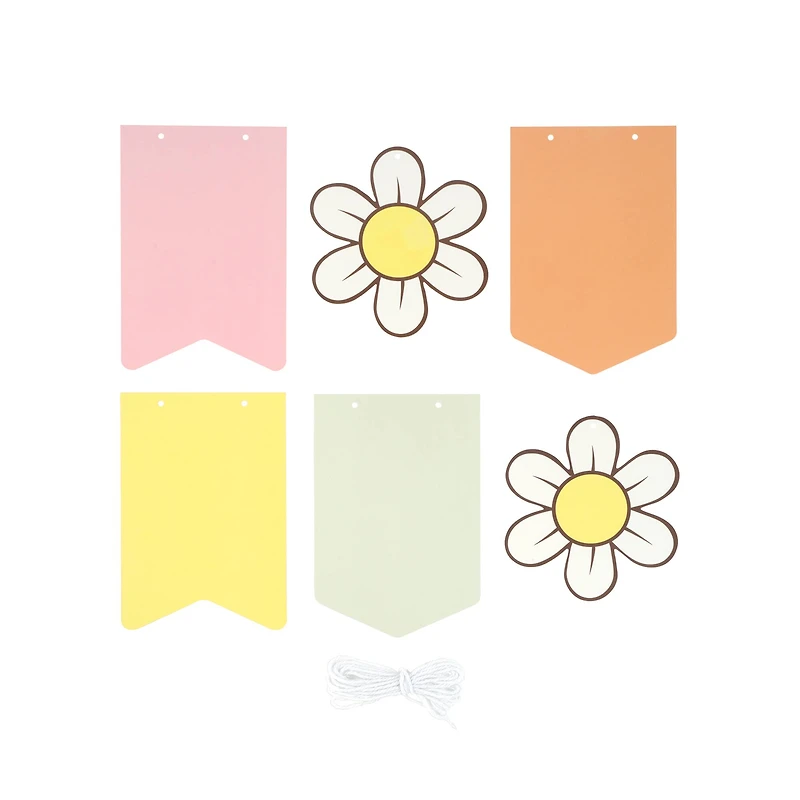 Class Rules! Banner & Flower Paper Garland Kit by B2C™