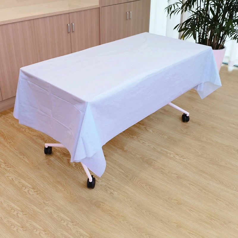 54" x 108" Solid Plastic Table Cover by Celebrate It