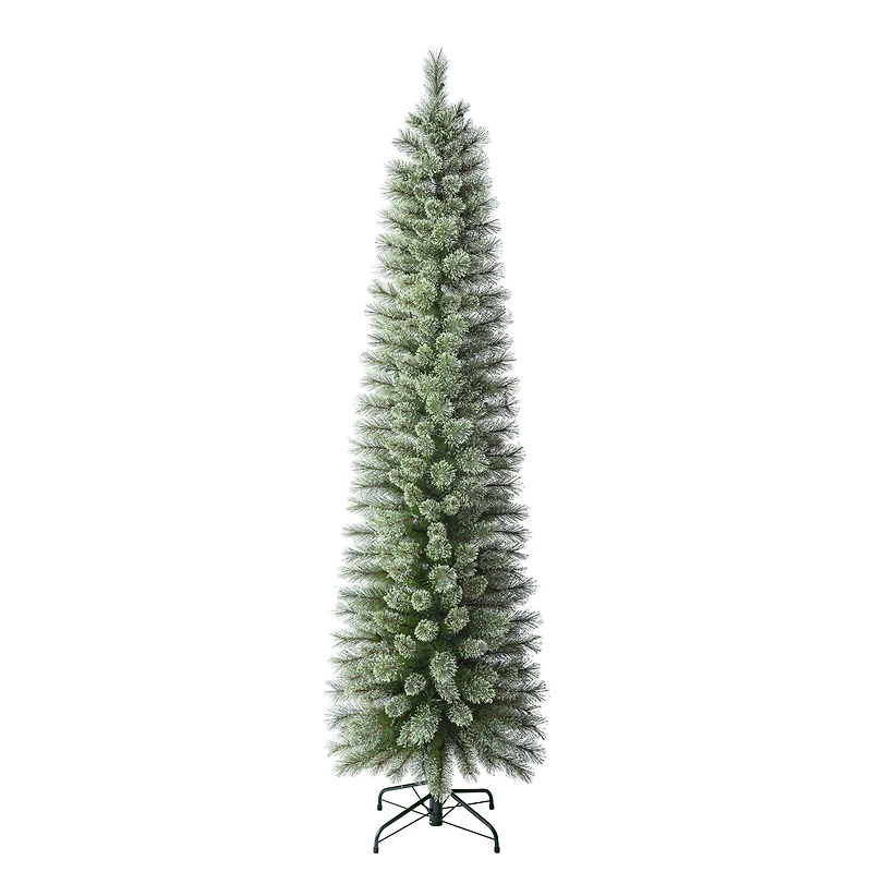 7ft. Pre-Lit Cashmere Pencil Artificial Christmas Tree, Warm White LED Lights by Ashland®