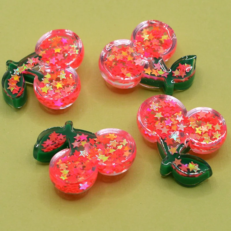 Dress It Up Large Cherries Fruit Embellishments