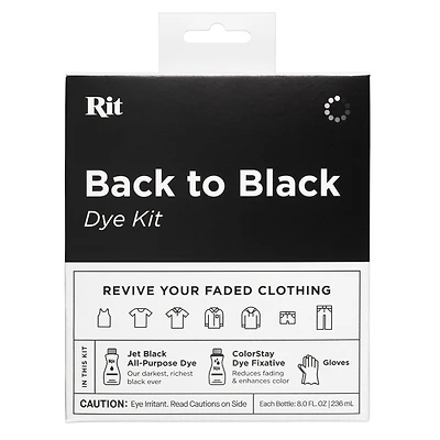 Rit® Back to Black Dye Kit
