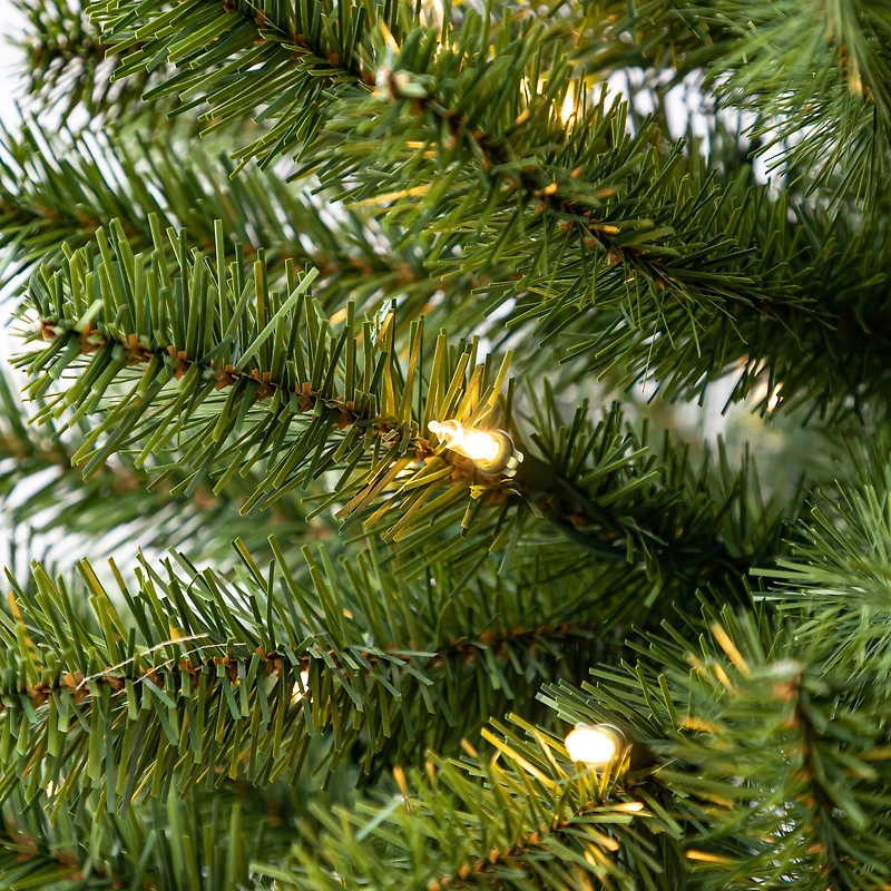 4ft. Pre-Lit Lakewood Spruce Artificial Christmas Tree, Warm White LED Lights by Ashland®