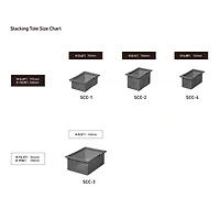 Like-it Small Gray Stacking Tote