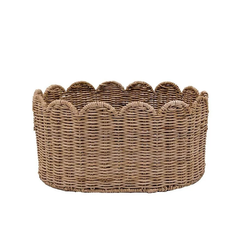 Scallop Rattan Basket by Ashland®