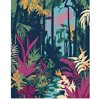 Pink Jungle Floral Paint Marker-by-Number Kit by Artist's Loft®