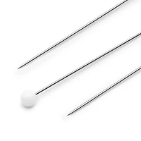 Dritz® 1.375" White Extra Fine Glass Head Pins, 250ct.