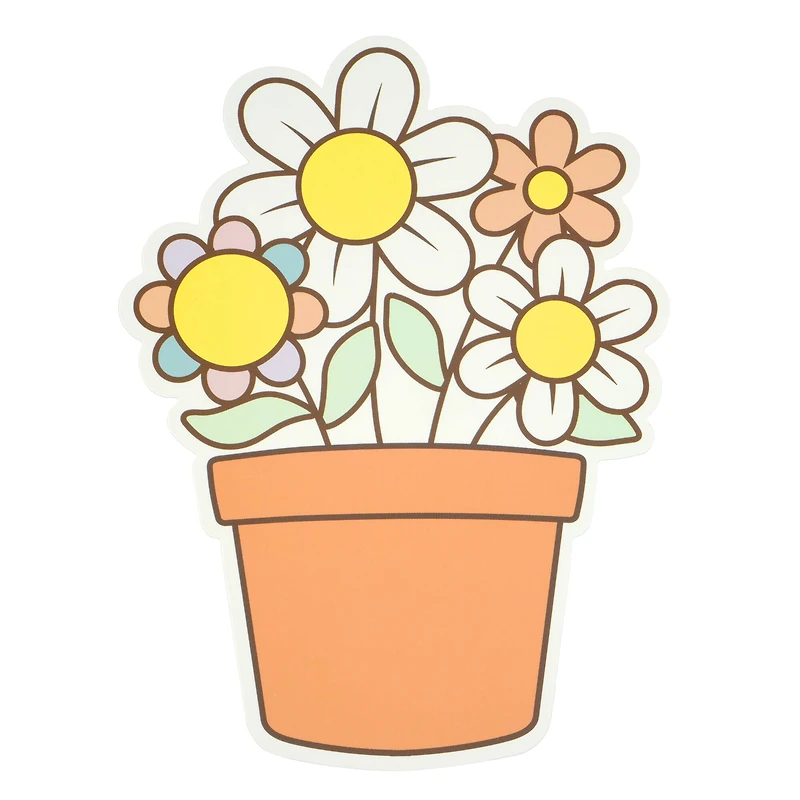 Class Rules! 7" Flower Pot Dry Erase Classroom Accents by B2C™