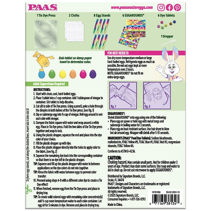 PAAS® Tie Dye Egg Decorating Kit