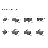 Like-it Extra Small Gray Stacking Tote