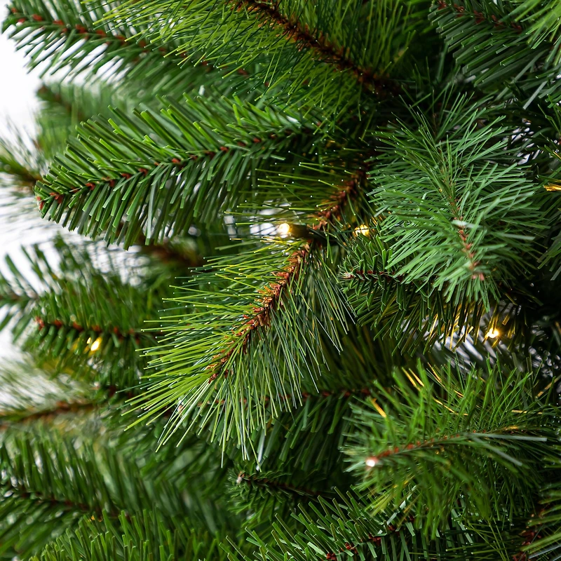 7ft. Pre-Lit Hudson Pine Artificial Christmas Tree, LumaDazzle™ Color Changing Twinkle LED Lights