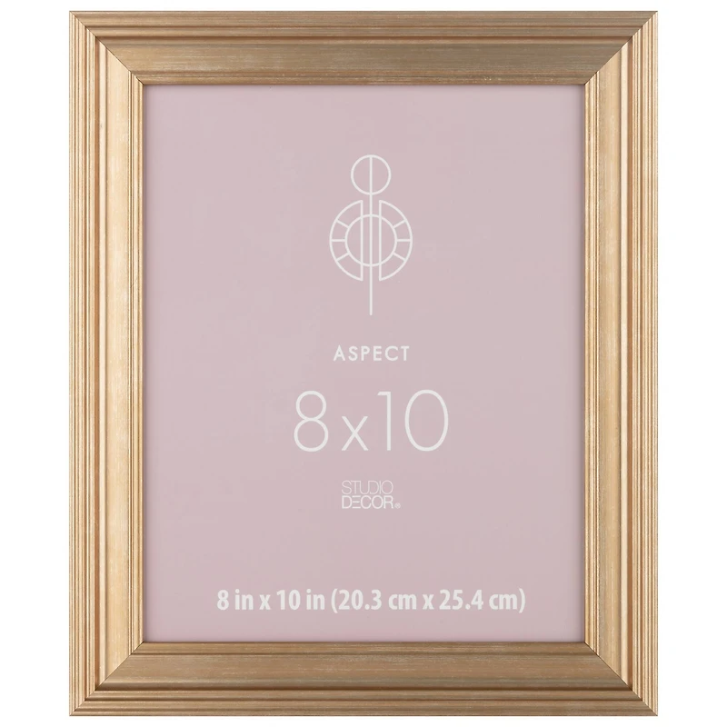 12 Pack: Gold Wide 8" x 10" Frame, Aspect by Studio Décor®