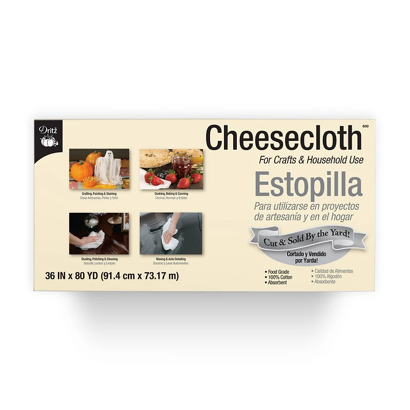 Dritz® White Cheesecloth, 36" x 80yd.