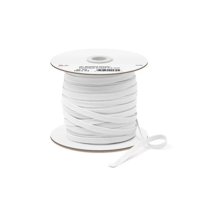 Dritz® 1/4" White Braided Elastic