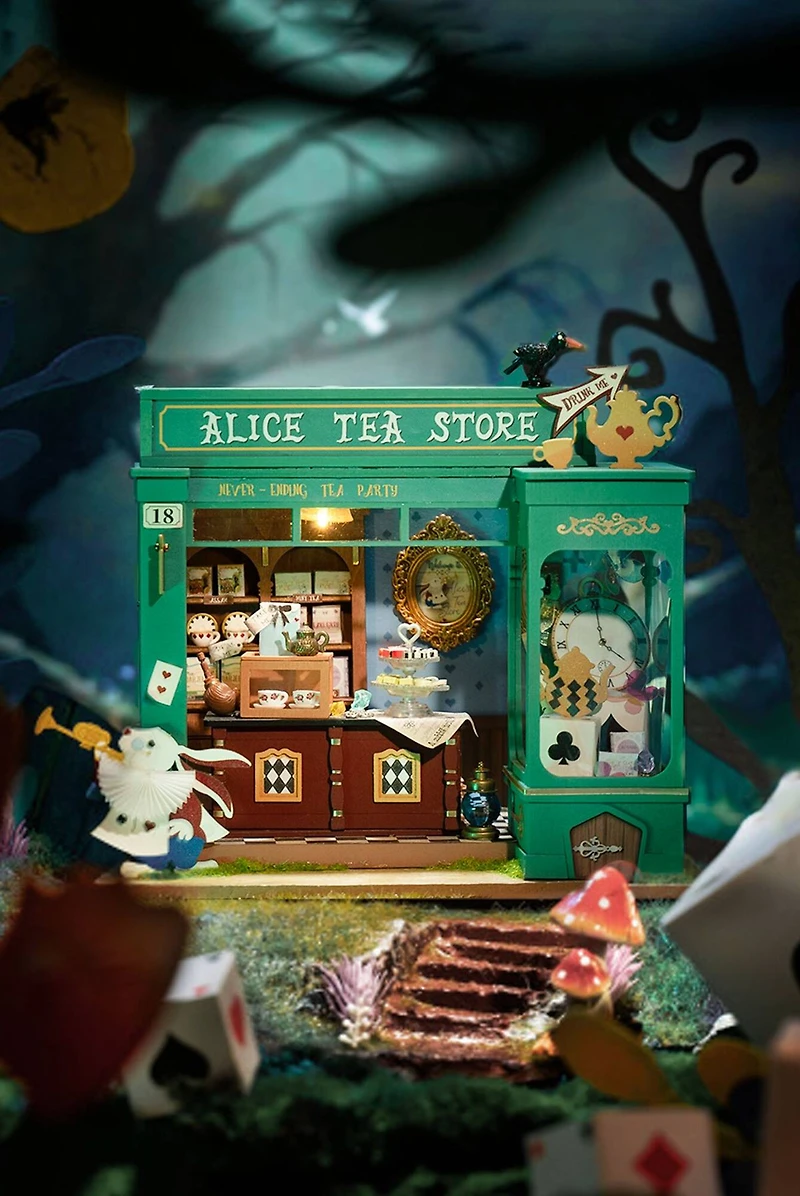 Rolife® Alice's Tea Store DIY Miniature House Kit