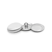 Dritz® 3/4'' Nickel Craft Cover Button Kit with Tools, 18 Sets