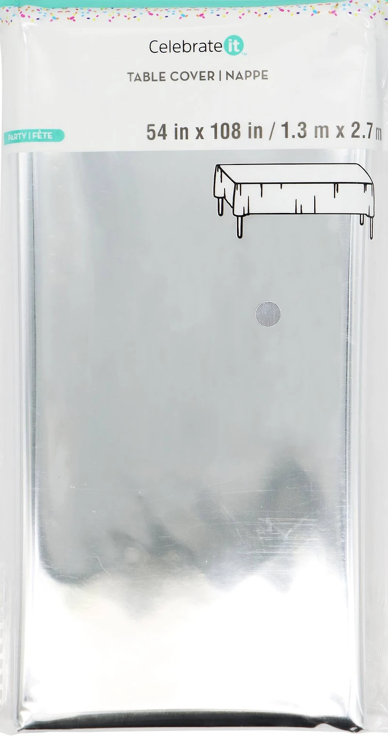 54" x 108" Plastic Table Cover by Celebrate It