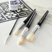 Natural 4 Piece Stencil Brush Set by Craft Smart™