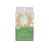 18ct. Pink Flowers LED String Lights by Ashland®