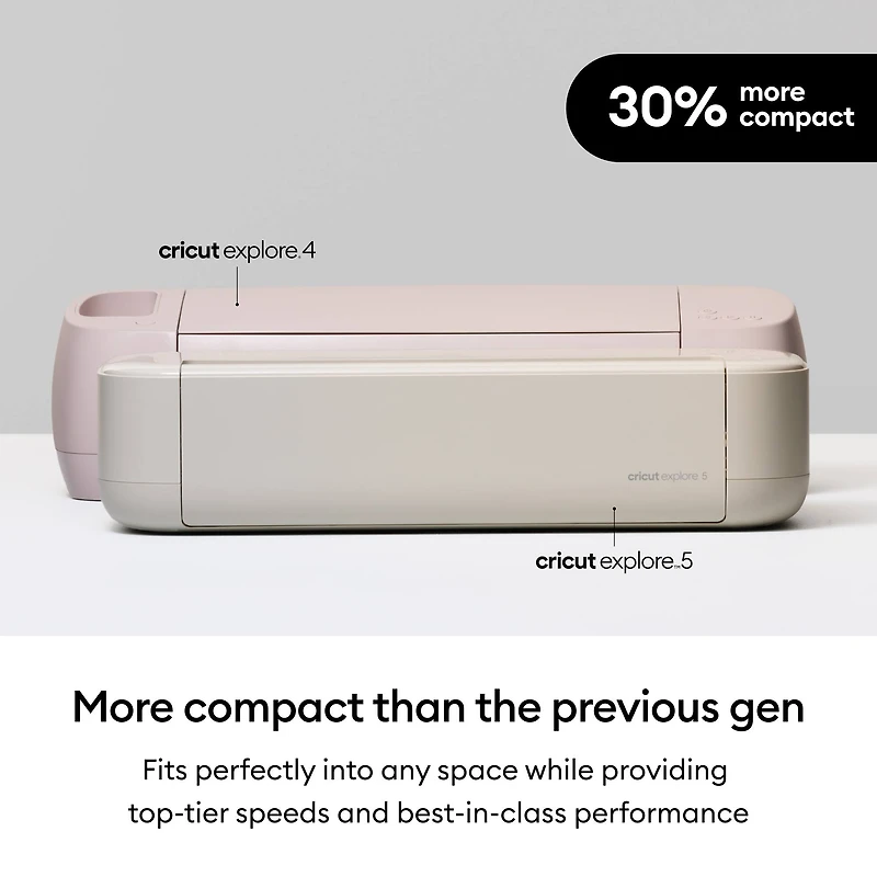 Cricut Explore® 5 in Taupe & Essential Bundle with Digital Content