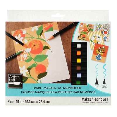 Citrus Kitchen Paint Marker-by-Number Kit by Artist's Loft®