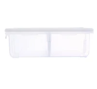 Ezy Storage Short 4-Compartment Storage Box