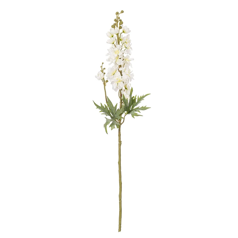 33" White Delphinium Style Larkspur Artificial Sprays, 3ct.