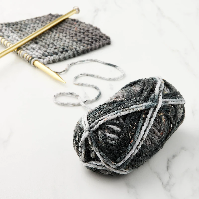 Charisma® Tweed Stripe Yarn by Loops & Threads