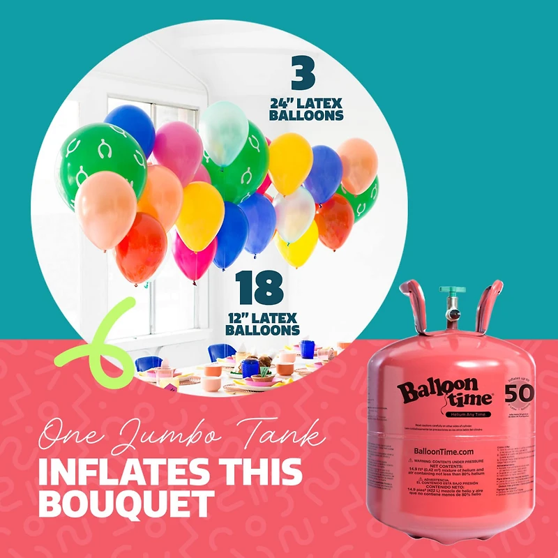 Balloon Time® Jumbo Helium Tank