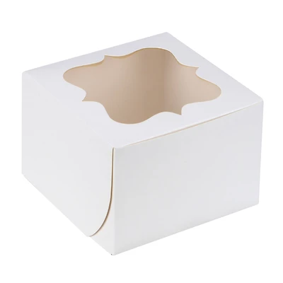 5" White Window Treat Boxes by Makery®, 5ct.