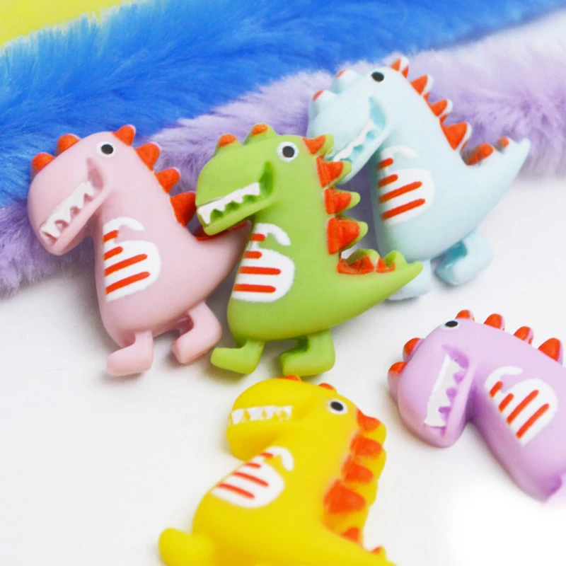 Dress It Up Pastel Dinos Flat Back Embellishments