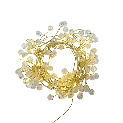 21ct. Crystal Cluster LED String Lights by Ashland®