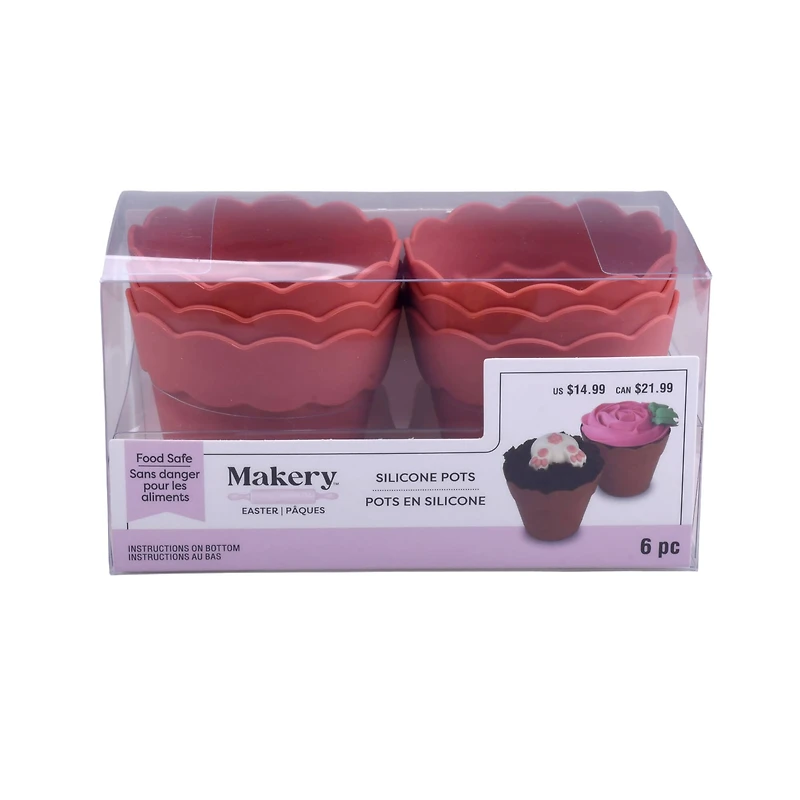 Silicone Pots, 6ct. by Makery™