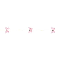 20ct. Pink Butterfly LED Garland String Lights by Ashland®