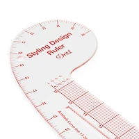 Dritz® Clear Curved & Straight Edge Styling Design Ruler