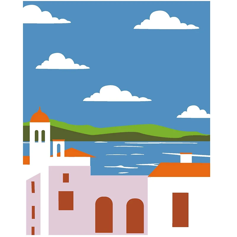 Citrus Kitchen Cocktails Paint Marker-by-Number Kit by Artist's Loft®