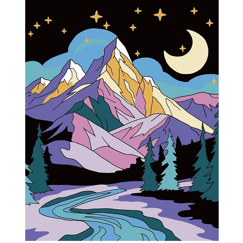 Starlight Dragon Paint Marker-by-Number Kit by Artist's Loft®