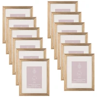 12 Pack: Gold Narrow 5" x 7" with Mat Frame, Aspect by Studio Décor®