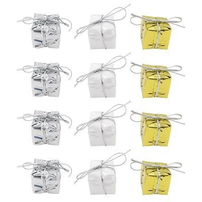 Mini Gold, Silver & White Gifts, 12ct. by Ashland®