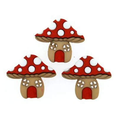 Dress It Up Mushroom Houses Fairy Magical Embellishments