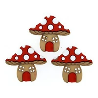 Dress It Up Mushroom Houses Fairy Magical Embellishments