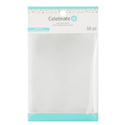 Heat Seal 4" x 6" Bags by Celebrate It®, 50ct.