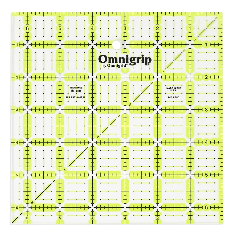 Omnigrip® by Omnigrid® Non-Slip Square Quilting Rulers Combo Pack
