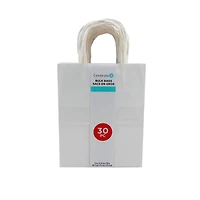 6 Packs: 30 ct. (180 total) Medium White Paper Gift Bags by Celebrate It™
