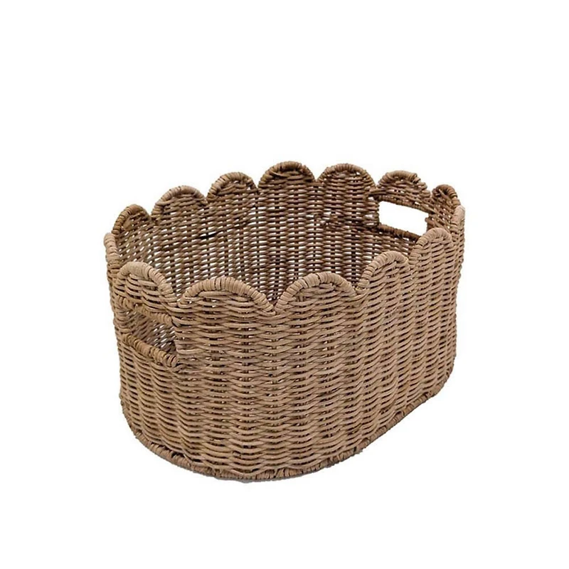 Scallop Rattan Basket by Ashland®