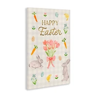 Stupell Industries Happy Easter Soft Spring Compilation Canvas Wall Art